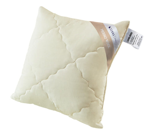 MERINO WOOL Poduszka regulowana w kolorze krem, róż, biały Inter Widex - Senlovo