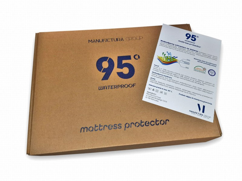 Wodoodporny ochraniacz na materac 95° Falomo