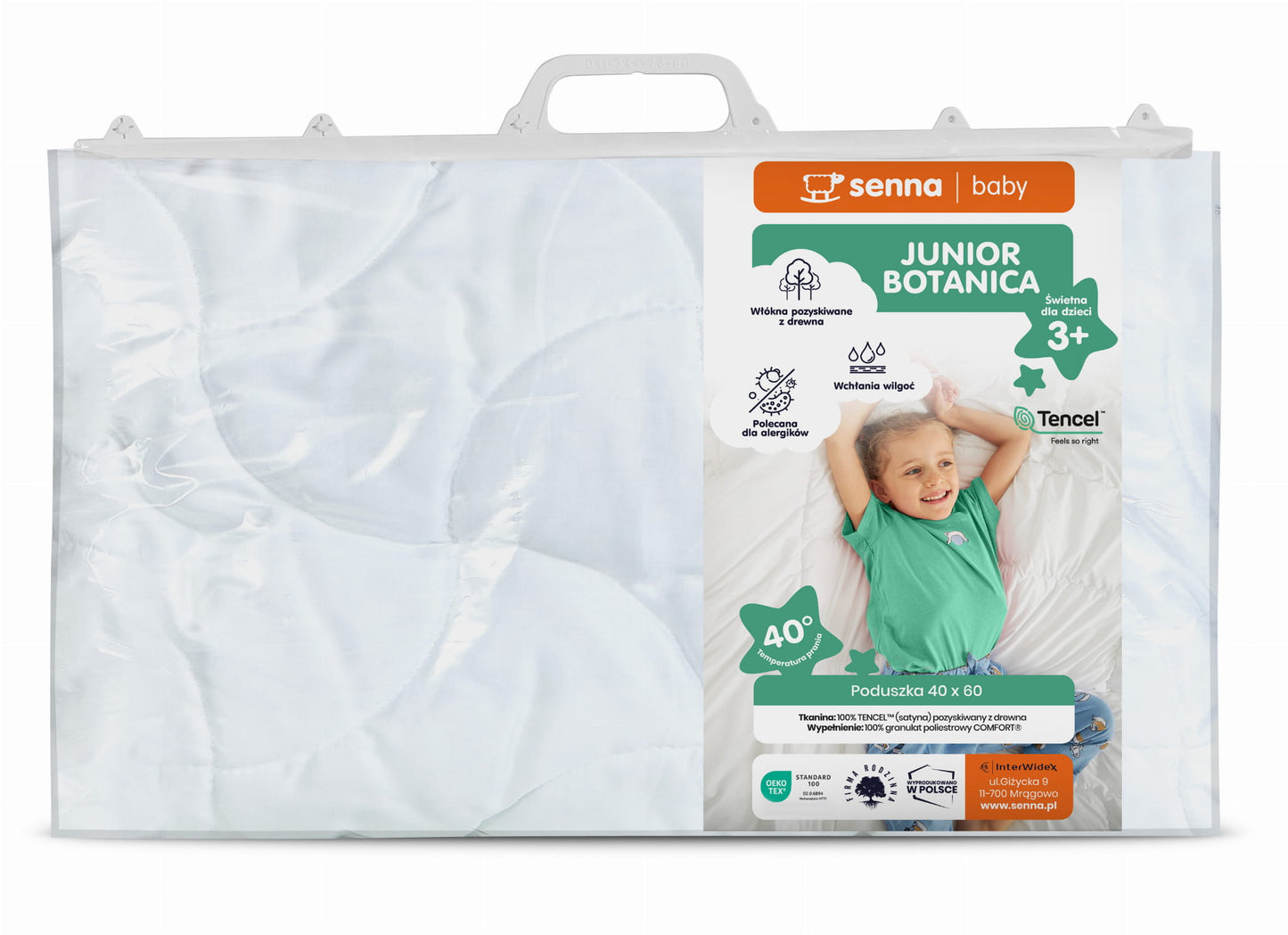 BOTANICA Poduszka Junior 40x60 Inter Widex - Senlovo