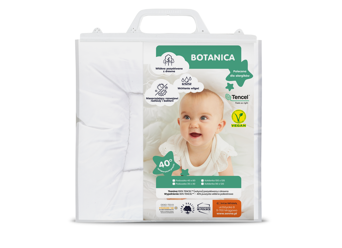BOTANICA Poduszka dziecięca Inter Widex - Senlovo