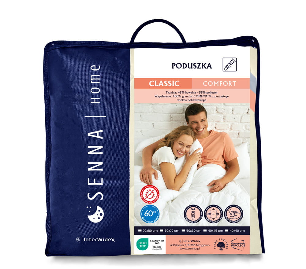 CLASSIC COMFORT Poduszka biel, krem, róż  Inter Widex - Senlovo
