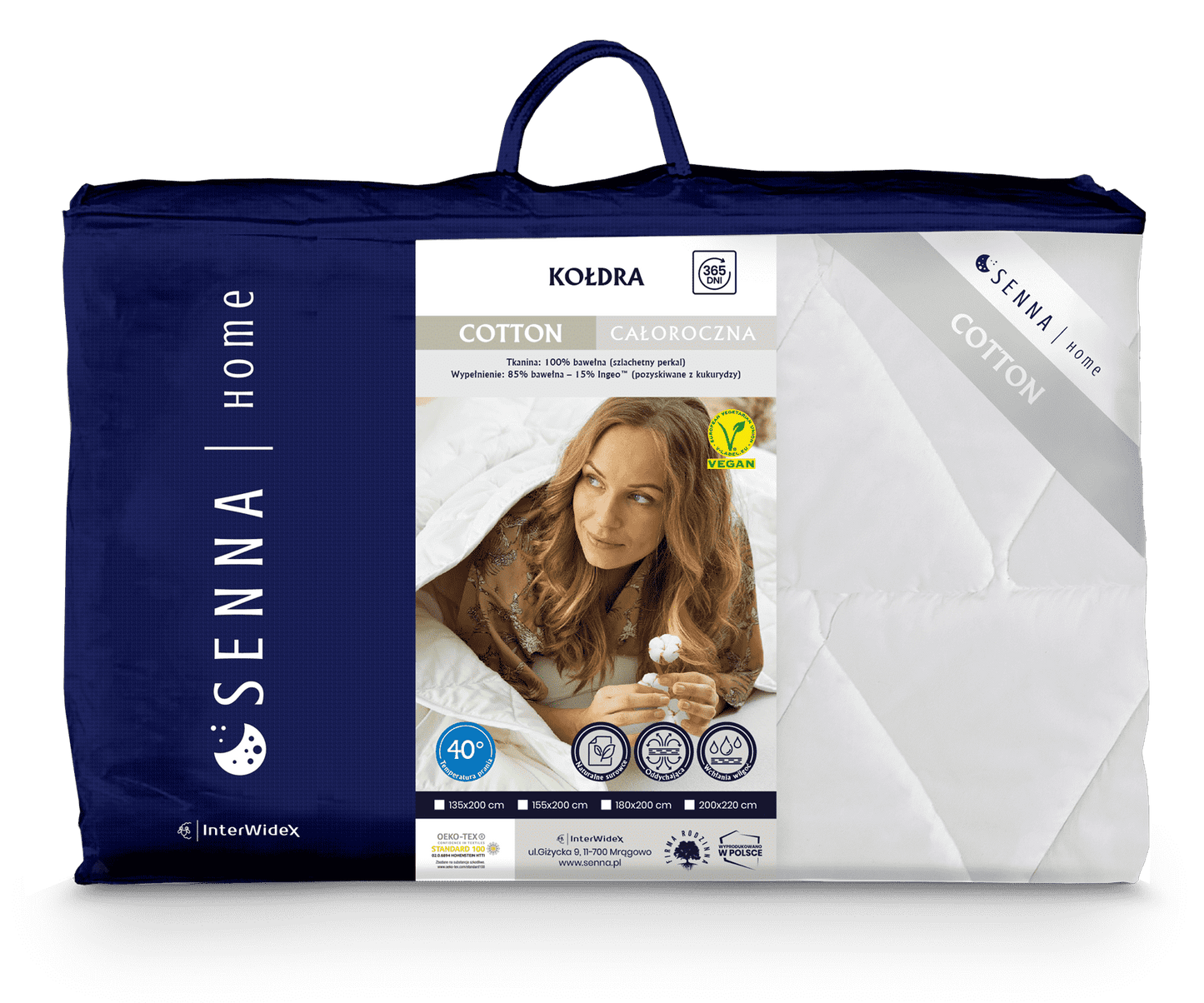 COTTON Kołdra całoroczna Inter Widex - Senlovo