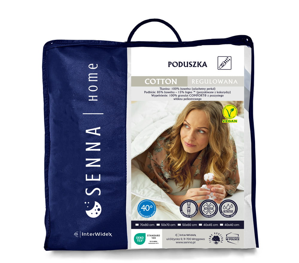 COTTON Poduszka regulowana Inter Widex - Senlovo