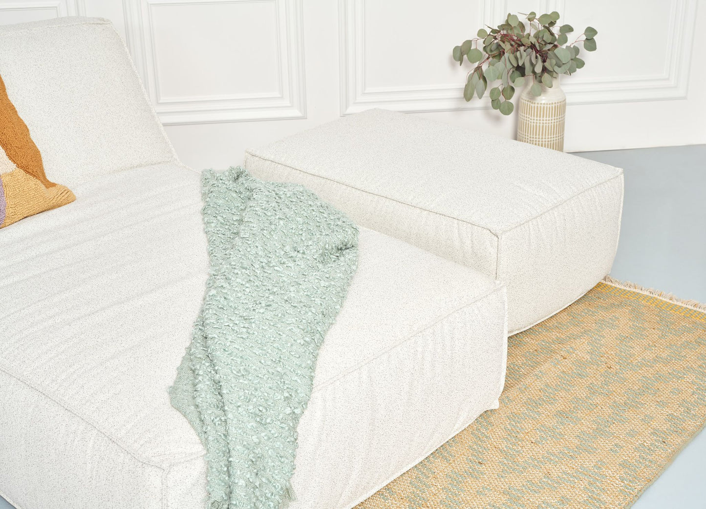 Bari Azardi Armchair with Footrest
