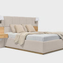 Bett Dakota mit Regalen